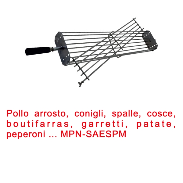Gancio spiedo e lance per girarrosto - Clicca l'immagine per chiudere