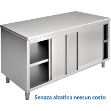 Tavolo armadiato alzatina